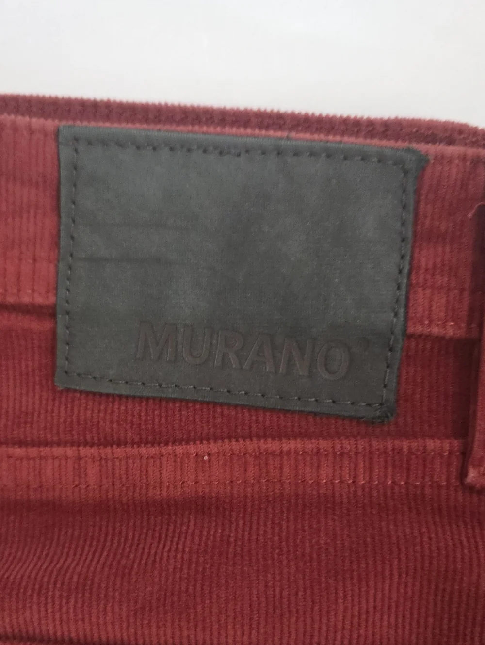 Murano Corduroy Pants in Burgundy